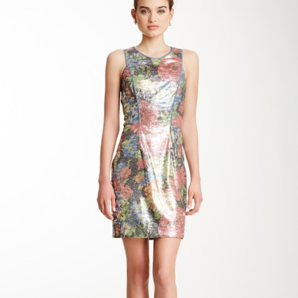 Jessica Simpson Sleeveless Sequin Dress Size 10